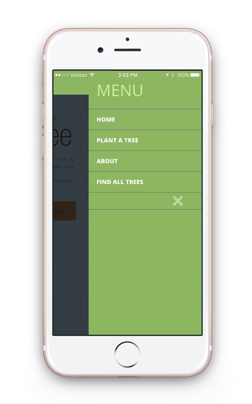 Phone Screen with app mockup