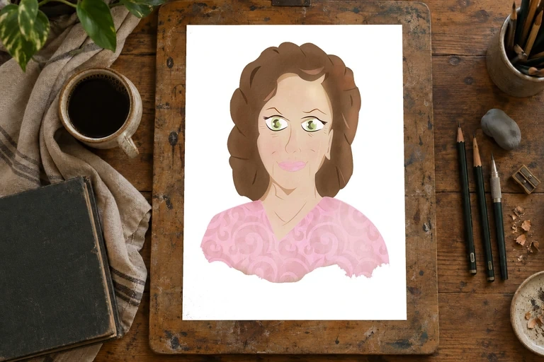 Grandma’s Portrait studio presentation