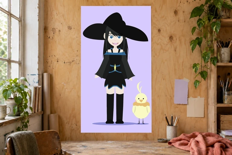 The Mage and Her Bird studio presentation